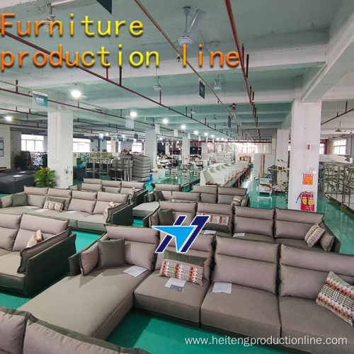 Sofa production line of power roller conveyor